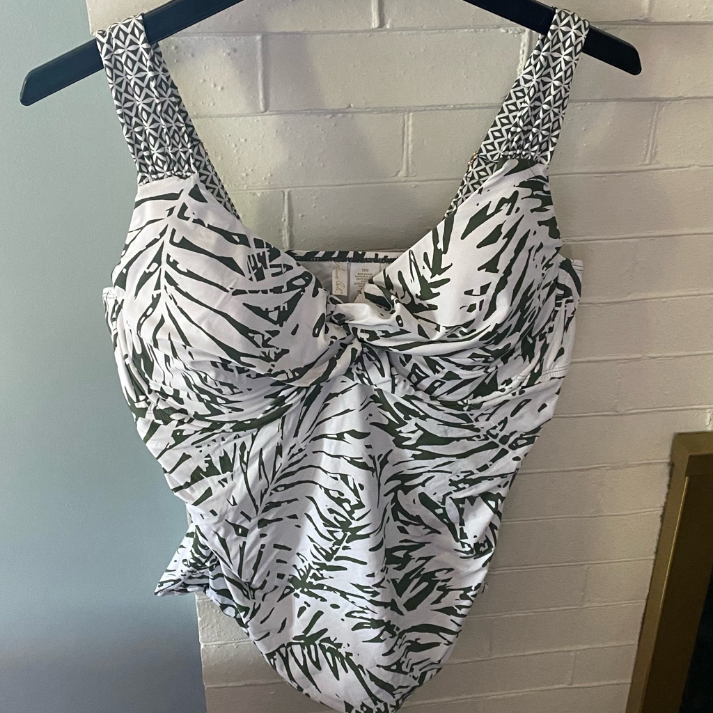 Nwt Sz 16w Anne Cole Swimsuit Top